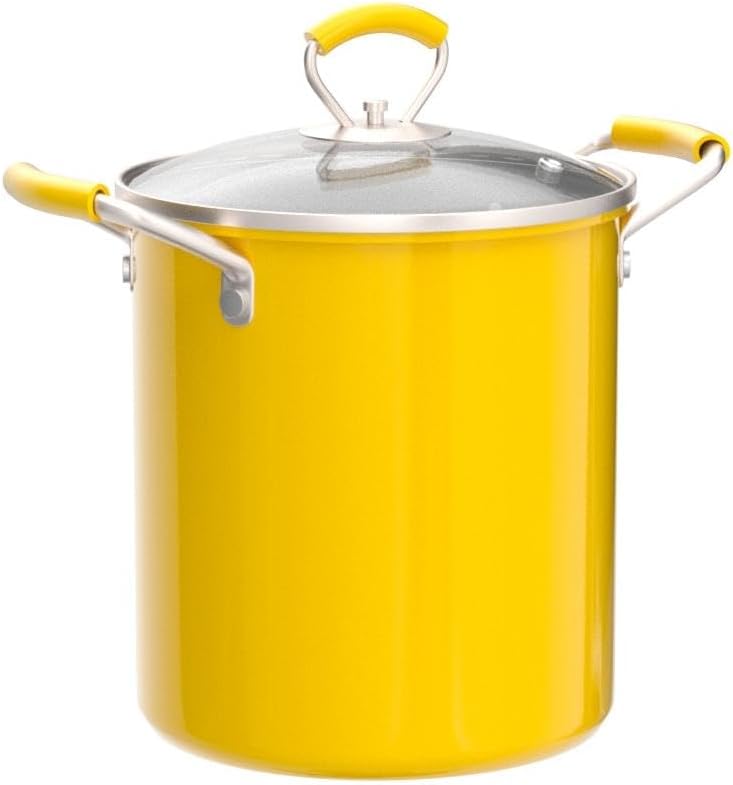 PARACITY وعاء قلي عميق صغير مع سلة، قلاية زيت صغيرة مع مقبض سيليكون مضاد للحروق، أدوات من الفولاذ المقاوم للصدأ 304 للمنزل، رقائق تمبورا، بطاطس مقلية، سمك، ودجاج (3.2QT/3L) - Image 4